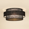 Brilagi - Luminária de teto SPACE YUTE LED/12W/230V diâmetro 50 cm 3000K/4000K/6400K preta