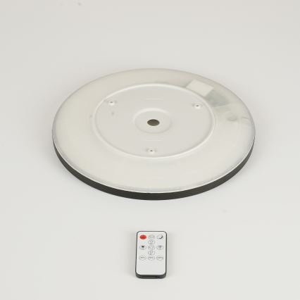 Brilagi - Luminária de teto LED dimmerizável ULTRA SLIM LED/18W/230V 2700-6500K diâmetro 30 cm preta + comando à distância