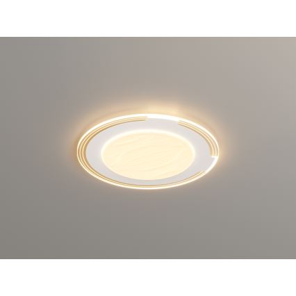 Brilagi - Luminária de teto LED dimerizável ORELIS LED/80W/230V 3000-6000K diâmetro 50 cm + controle remoto