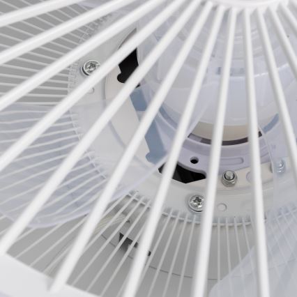 Brilagi - Luminária LED Regulável com Ventilador RONDA LED/48W/230V 3000-6000K branco + comando à distância