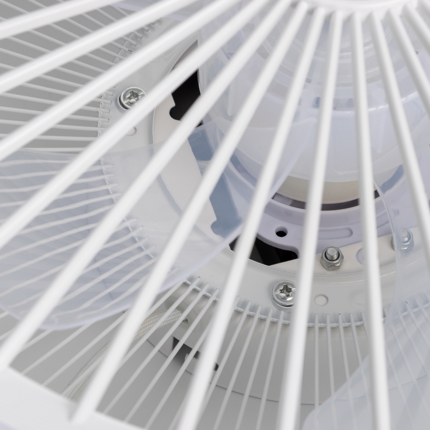 Brilagi - Luminária LED Regulável com Ventilador RONDA LED/48W/230V 3000-6000K branco + comando à distância