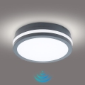 Brilagi - Luminária LED Exterior com Sensor BENE LED/18W/230V diâmetro 22 cm antracite IP54
