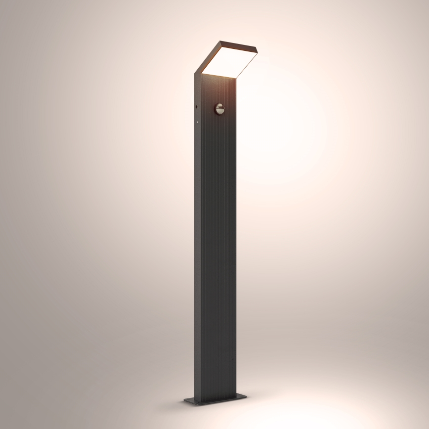 Brilagi - Luminária exterior LED com sensor RIANO LED/8W/230V antracite IP65