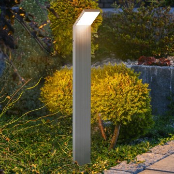 Brilagi - Luminária LED Externa RIANO LED/8W/230V Prata IP65