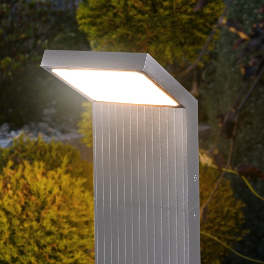 Brilagi - Luminária LED Externa RIANO LED/8W/230V Prata IP65