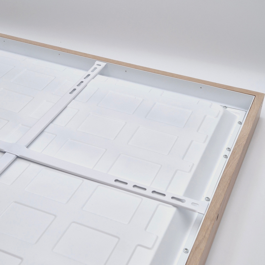 Brilagi - Luminária de tecto LED para casa de banho WOODY FRAME LED/40W/230V 60x60 cm IP44 carvalho