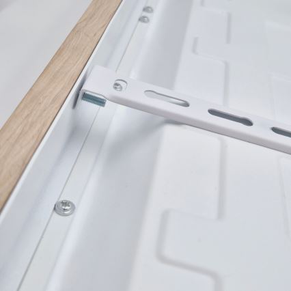 Brilagi - Luminária de tecto LED para casa de banho WOODY FRAME LED/40W/230V 60x60 cm IP44 carvalho