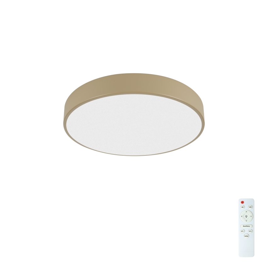 Brilagi - Candeeiro de tecto LED dimerizável POOL LED/36W/230V 3000-6000K Ø 30 cm bege + comando remoto