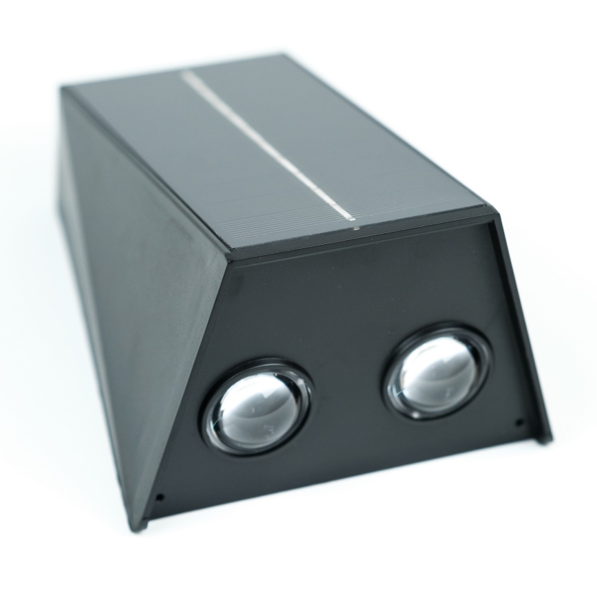 Brilagi - Luminária de parede solar LED PYRAMID LED/2W/3,2V 1300 mAh IP54