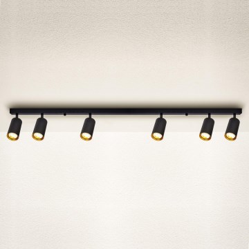 Brilagi - Luminária spot LED dimerizável SELE 6xGU10/6,5W/230V 2700-6500K preta/dourada