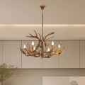 Brilagi - Lustre com corrente DEER 6xE14/10W/230V diâmetro 80 cm