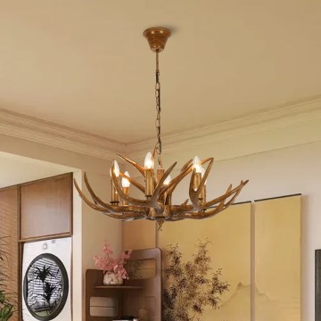 Brilagi - Lustre com corrente DEER 6xE14/10W/230V Ø 70 cm
