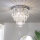 Brilagi - Lustre de cristal LED MOZART 5xE14/40W/230V Ø 40 cm acabamento cromado brilhante