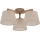 Brilagi - Lustre de sobrepor LATTE SABIA 3xE27/60W/230V pinho/bege