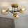 Brilagi - Lustre de tecto aplicado MALIVA 3xE14/15W/230V dourado