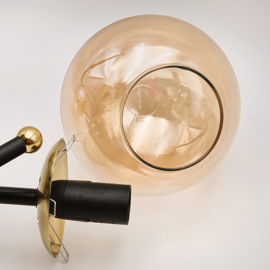 Brilagi - Lustre de tecto aplicado MALIVA 3xE14/15W/230V dourado