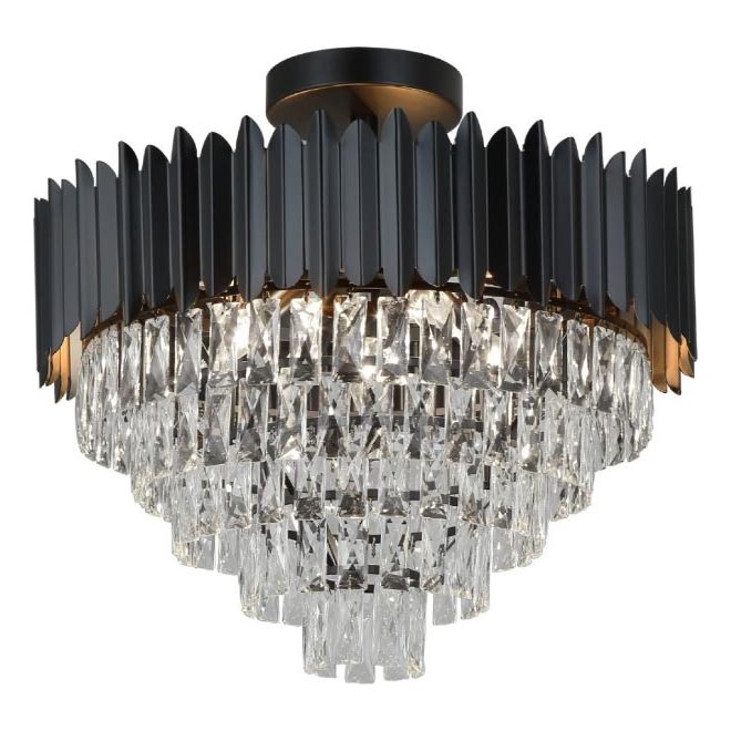 Brilagi - Lustre de tecto de montagem superficial CARLOS 9xE14/40W/230V Ø 60 cm