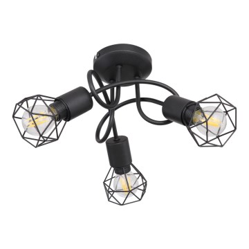 Brilagi - Lustre de tecto de superfície CAGE 3xE14/40W/230V