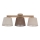 Brilagi - Lustre de teto sobreposto LATTE 3xE27/60W/230V pinho/misto