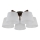 Brilagi - Lustre de teto sobreposto LATTE 5xE27/60W/230V pinho/branco