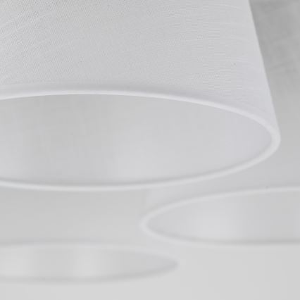 Brilagi - Lustre de teto sobreposto LATTE 5xE27/60W/230V pinho/branco