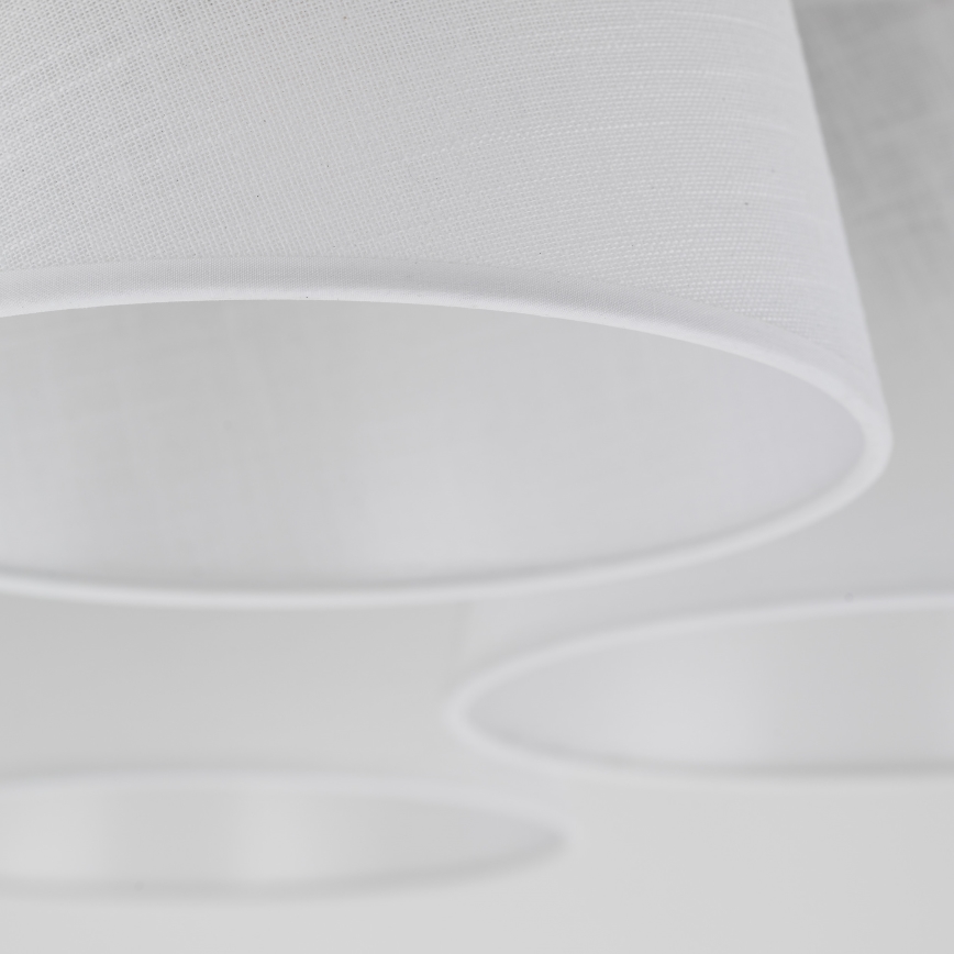 Brilagi - Lustre de teto sobreposto LATTE 5xE27/60W/230V pinho/branco