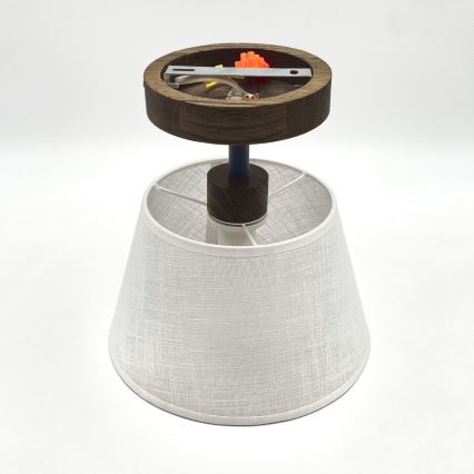 Brilagi - LED Plafon ANTHONY 1xE14/60W/230V carvalho nogueira/branco