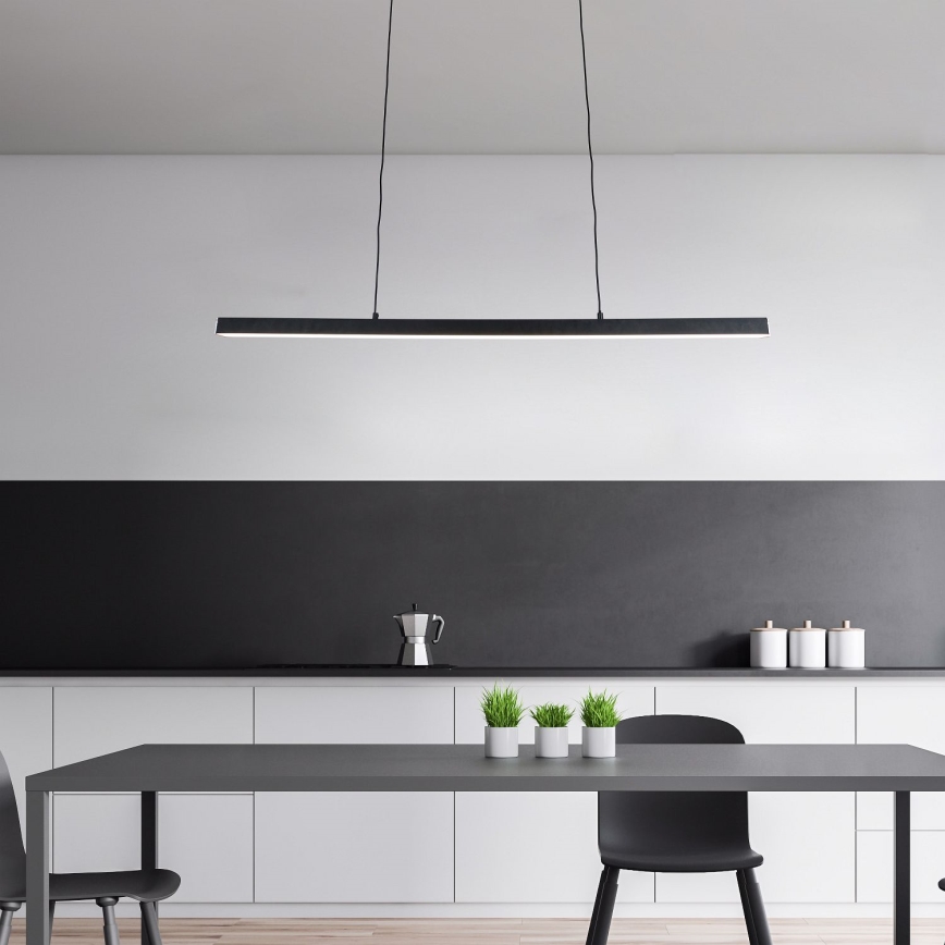 Brilagi - Lustre LED suspenso por cabo AXIS LED/30W/230V preto
