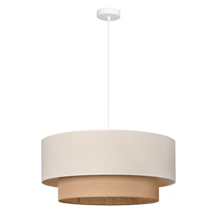 Brilagi - Lustre LED suspenso por cabo, Estilo Boho, 3x E27, 15 W, 230 V, Ø 60 cm