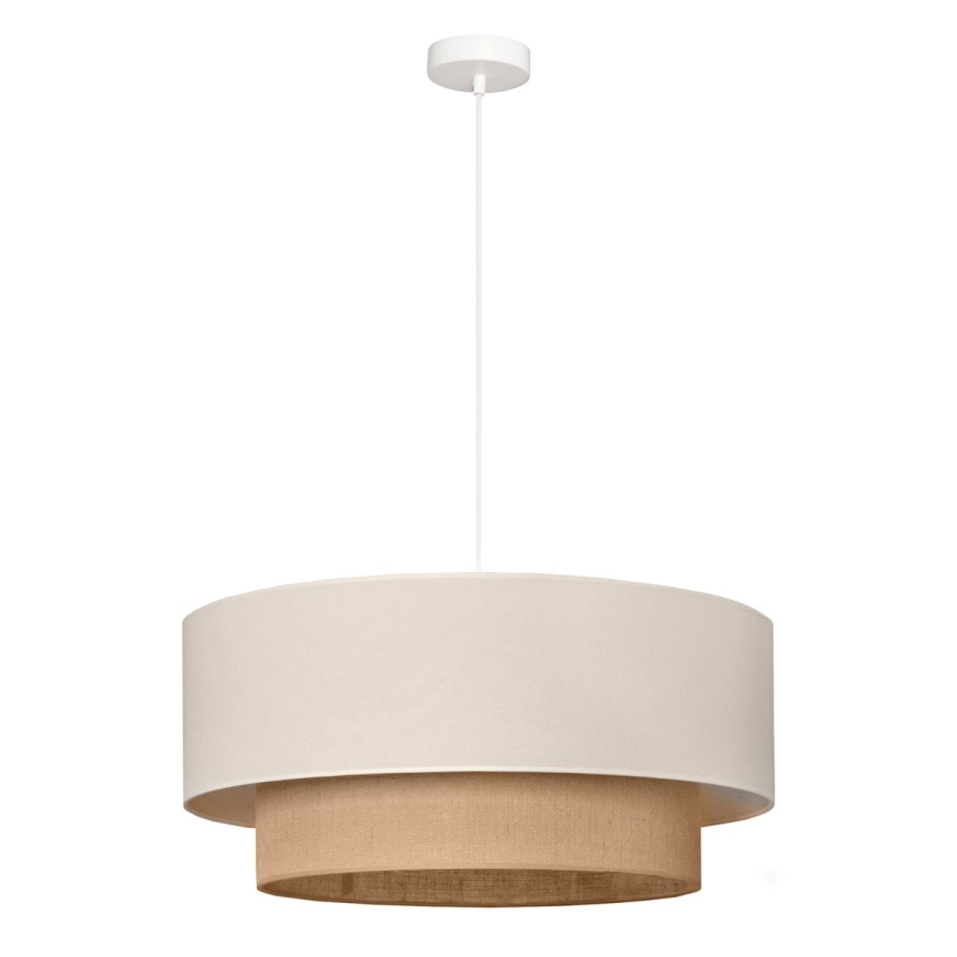 Brilagi - Lustre LED suspenso por cabo, Estilo Boho, 3x E27, 15 W, 230 V, Ø 60 cm