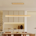 Brilagi - Lustre LED suspenso por cabo SLEEKLINE LED/40W/230V 3000/4500/6000K acabamento em carvalho