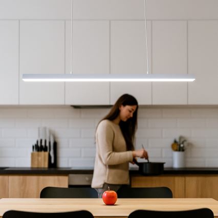 Brilagi - Lustre pendente AXIS com cabo, LED 30W/230V, branco