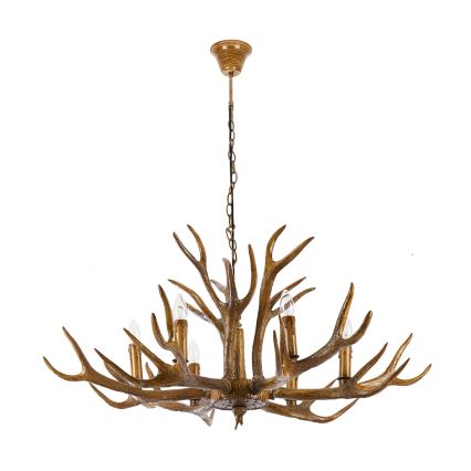 Brilagi - Lustre suspenso por corrente DEER 6xE14/10W/230V Ø 102 cm