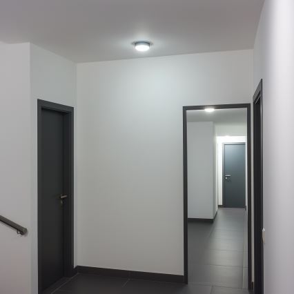 Brilagi - Luz industrial de teto LED SIMA LED/12W/230V IP65 preto antigo