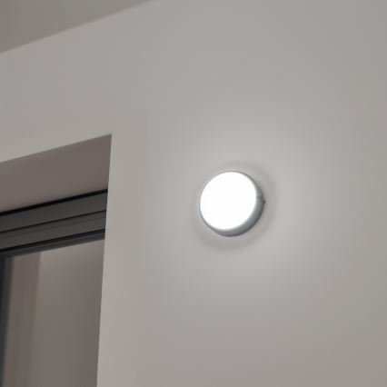Brilagi - Luz industrial de teto LED SIMA LED/12W/230V IP65 preto antigo