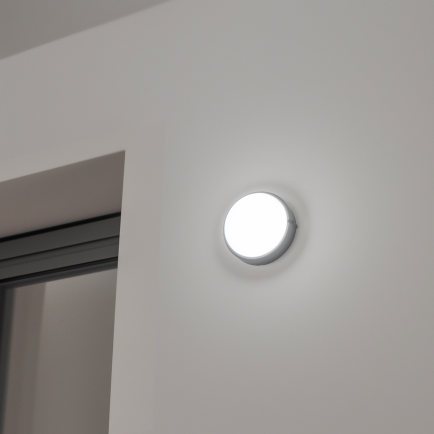 Brilagi - Luz industrial de teto LED SIMA LED/12W/230V IP65 preto antigo
