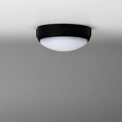 Brilagi - Luz industrial de teto LED SIMA LED/12W/230V IP65 preto antigo