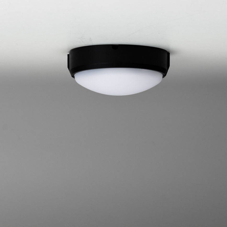 Brilagi - Luz industrial de teto LED SIMA LED/12W/230V IP65 preto antigo