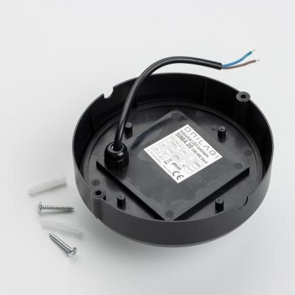 Brilagi - Luz industrial de teto LED SIMA LED/12W/230V IP65 preto antigo