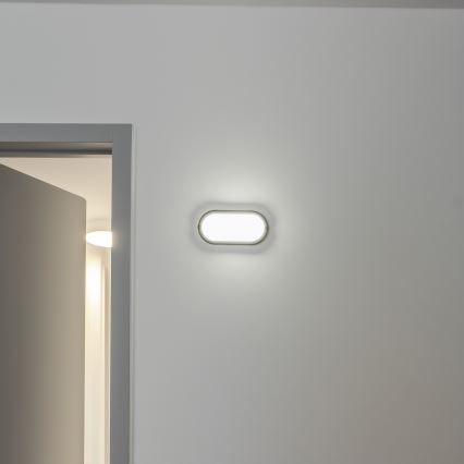 Brilagi - Luz industrial de teto LED SIMA LED/12W/230V IP65 preto antigo