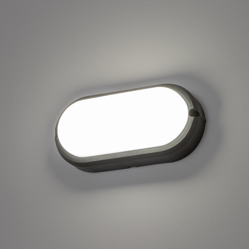 Brilagi - Luz industrial de teto LED SIMA LED/12W/230V IP65 preto antigo