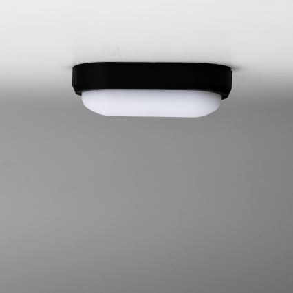 Brilagi - Luz industrial de teto LED SIMA LED/12W/230V IP65 preto antigo