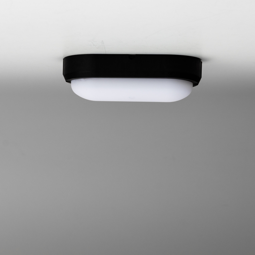 Brilagi - Luz industrial de teto LED SIMA LED/12W/230V IP65 preto antigo