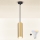 Brilagi - Pendente LED RGBW regulável em cabo SELE 1xGU10/6,5W/230V 2700-6500K preto/dourado