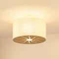 Brilagi - Plafon COUNTRY ROLLER 1xE27/15W/230V diâmetro 45 cm creme