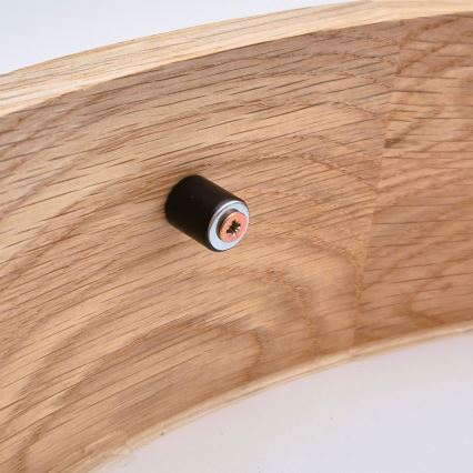 Brilagi - Luminária de Teto LED CARVALHO 2xE27/60W/230V carvalho diâmetro 37,5 cm