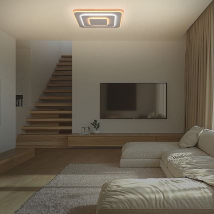 Brilagi - Luminária de teto LED dimmerizável MODERN LED/72W/230V 2700-6500K 46,6x46,6 cm + controlo remoto