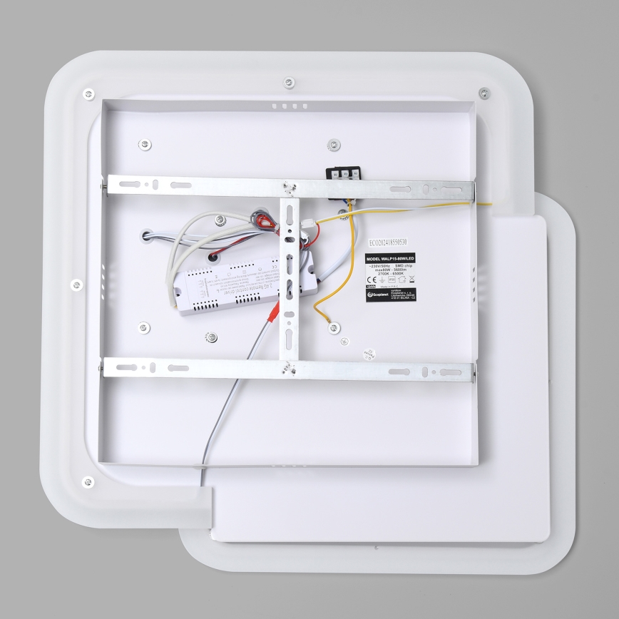 Brilagi - Luminária de teto LED dimmerizável MODERN LED/80W/230V 2700-6500K 52,5x52,5 cm + controlo remoto