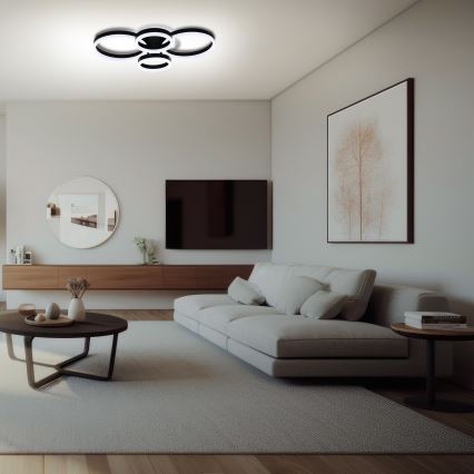 Brilagi - Plafon LED regulável ORBITS LED/49W/230V 3000/4000/6000K + comando à distância