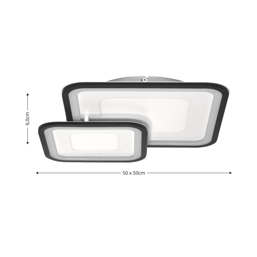 Brilagi - Plafon LED regulável TANDORA LED/49W/230V 3000/4000/6000K + comando à distância